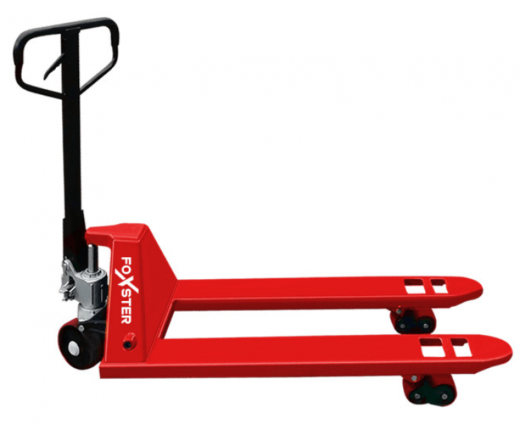 Гидравлическая тележка (полиуретан) FOXSTER 3000кг (L-1150, 3 тонны)