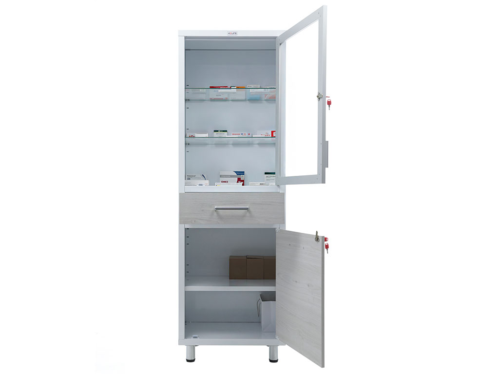 Медицинский шкаф HILFE 1750x600x400мм МД 1 ШМ-SSD в наличии